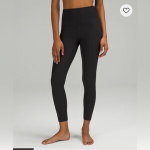 lululemon Align™ High-Rise Ribbed Pant 25" Black Size 8
